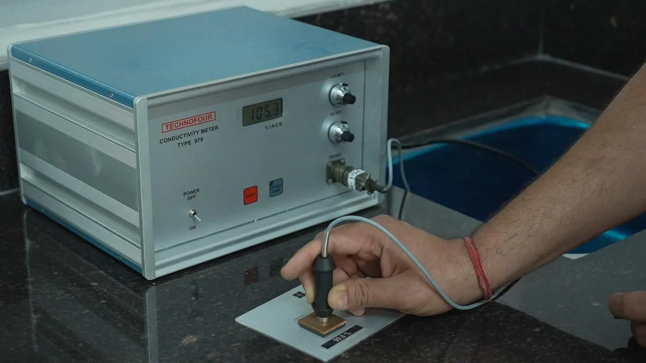 Electrical conductivity meter open die forging Hyderabad India