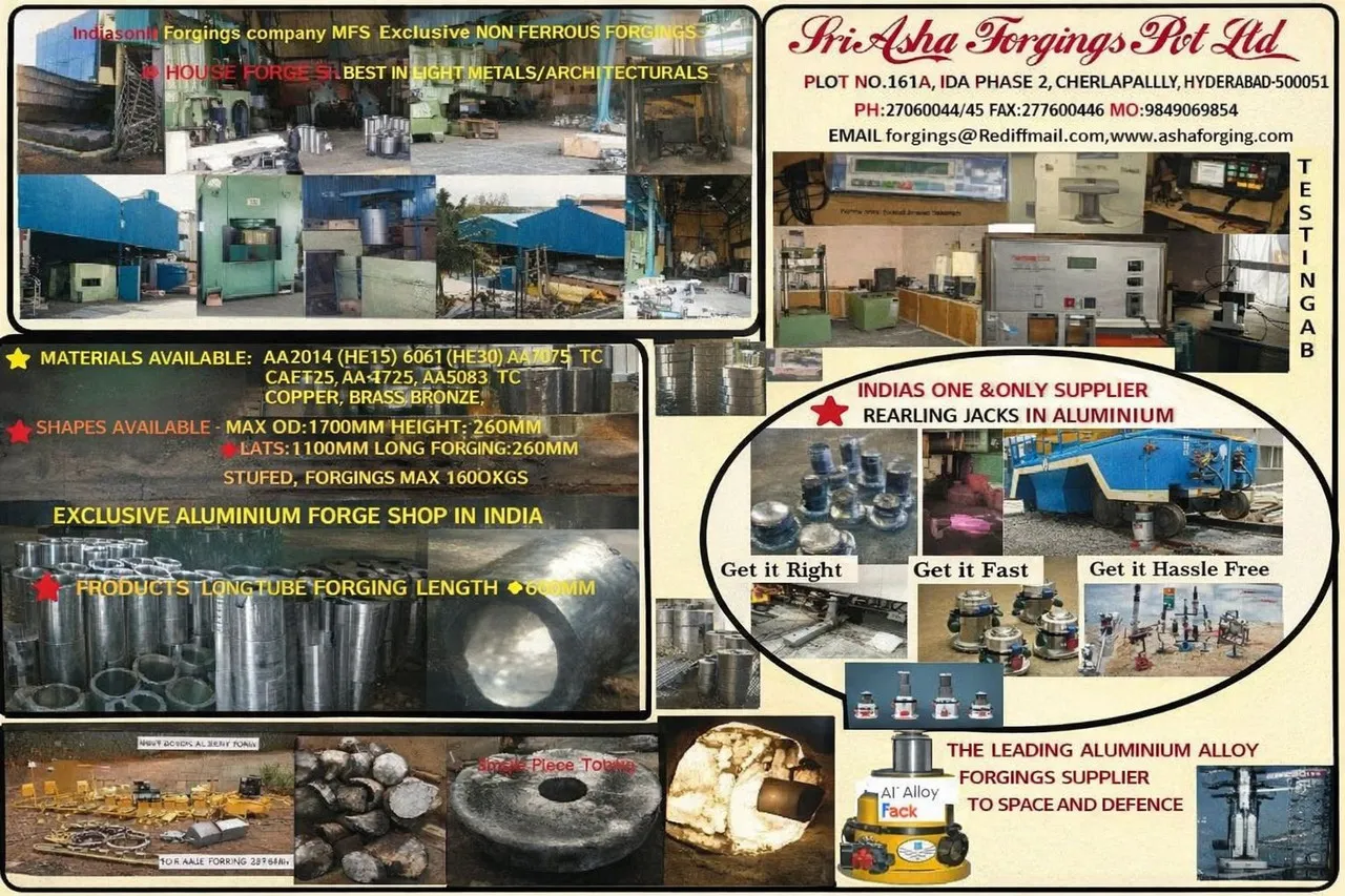 Industrial Machinery Forging Floor open die forging Hyderabad India