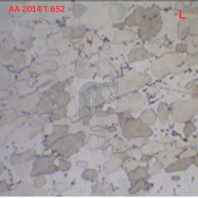 Metallurgical Microstructure 6 - AA 2014 T 652 open die forging Hyderabad India