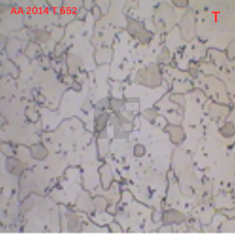 Metallurgical Microstructure 5 - AA 2014 T 652 open die forging Hyderabad India