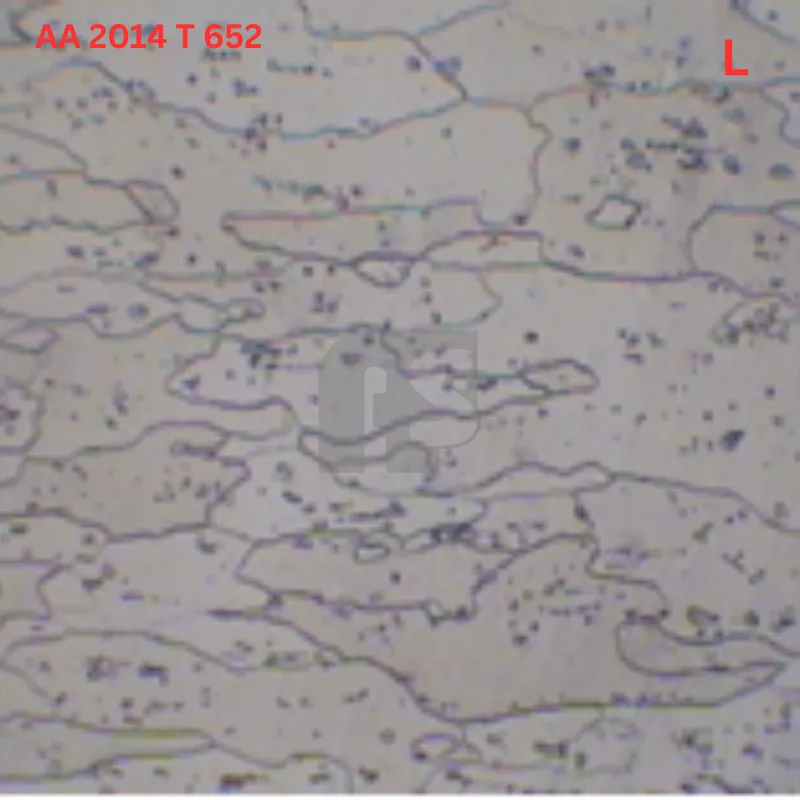 Metallurgical Microstructure 3 - AA 2014 T 652 open die forging Hyderabad India