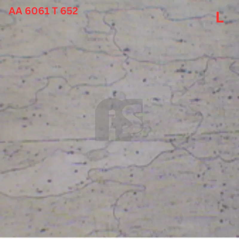 Metallurgical Microstructure 10 - AA 6061 T 652 open die forging Hyderabad India